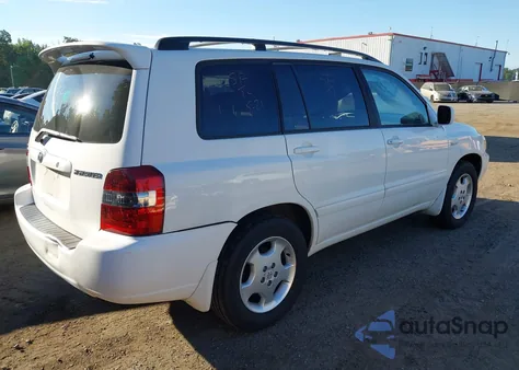 2006 Toyota Highlander Limited V6 из США, поврежденный, VIN JTEDP21A160098072